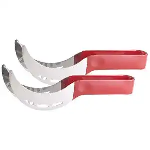 Melonenschneider PEARL Melonenmesser: 2er-Set 2in1