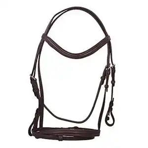 Trensenzaum Kerbl Standard Leder für Shetty, Braun, 321714