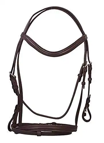Trensenzaum Kerbl Standard Leder für Shetty, Braun, 321714