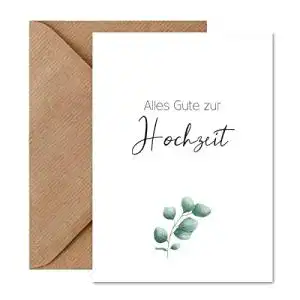 Hochzeitskarte Things of Happiness – Glückwunschkarte zur Hochzeit