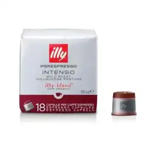 illy-Kapseln illy Iperespresso Intenso, Kaffeekapseln 18 Softpack