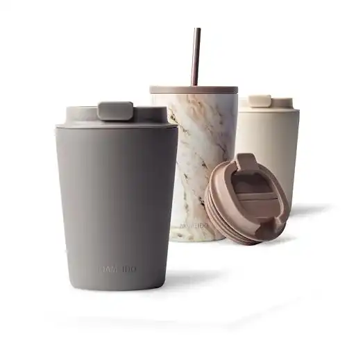 Thermobecher MAMEIDO 350ml Taupe Grey – Kaffeebecher
