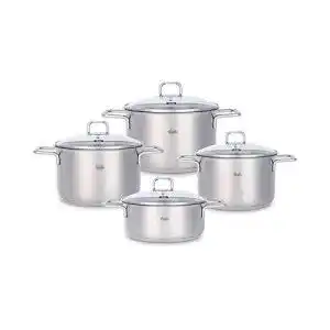 Fissler-Töpfe Fissler Hamburg Edelstahl-Topfset, 4-teilig