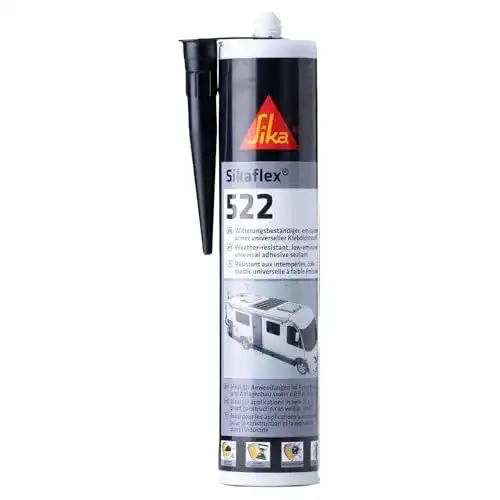 Dichtmasse Sika flex 522 Caravan schwarz 300ml STP universell