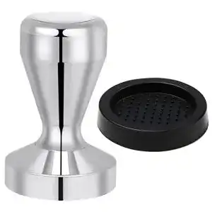 Tamper 51mm Vicloon Tamper, inkl. Silikonmatte 58mm, Edelstahl