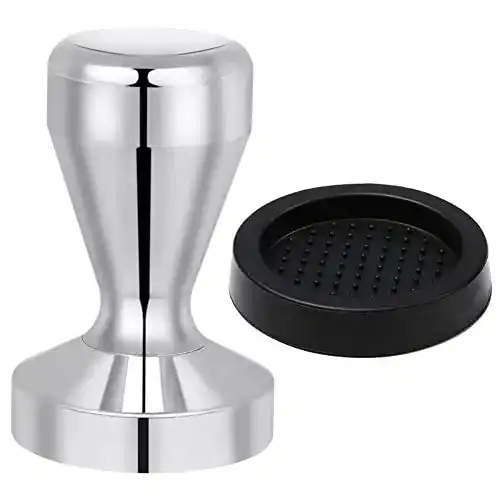 Tamper 51mm Vicloon Tamper, inkl. Silikonmatte 58mm, Edelstahl