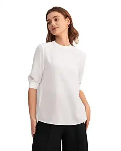 Seidenbluse LilySilk Damen 18 Momme Reine Seidenshirt