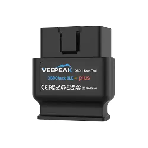OBD2-Adapter Veepeak OBDCheck BLE+ Bluetooth OBD II EOBD