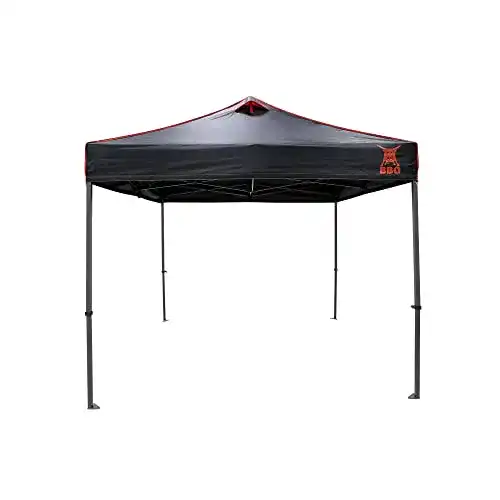 Grillpavillon PARAMONDO Grillzelt Premium Plus, 3 x 3 m schwarz