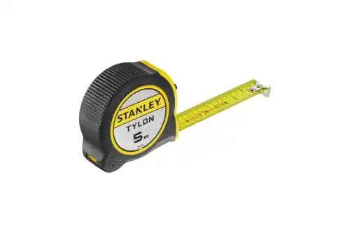 Maßband Stanley Bandmass Tylon 5 m, verschiebbarer Endhaken