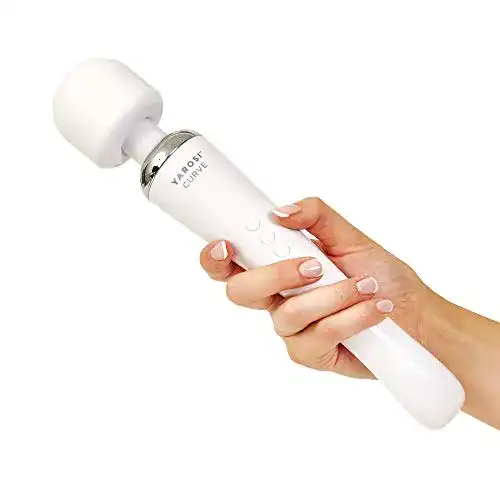 Magic Wand Yarosi Kabelloser Massagestab – USB – Curve – Weiß