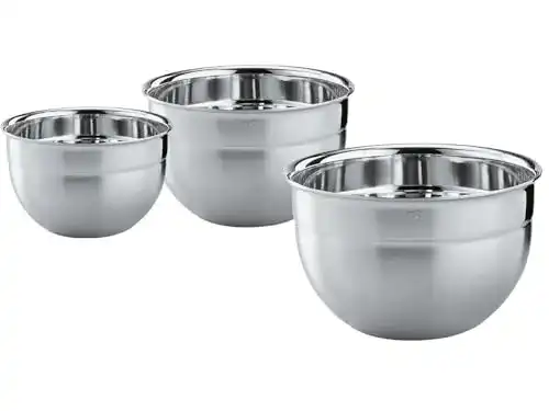 Rührschüssel Rösle RÖSLE Schüssel-Set 3-tlg., Edelstahl