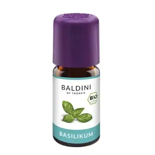 Seifenduft Baldini, Basilikumöl BIO, 100% naturrein, 5ml