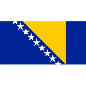 Bosnien-Flagge TS24direkt Bosnien-Herz. 90 x 150 cm