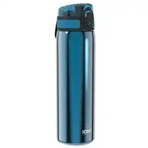 Edelstahl-Trinkflasche ion8 Auslaufsicher, Edelstahl, 600ml