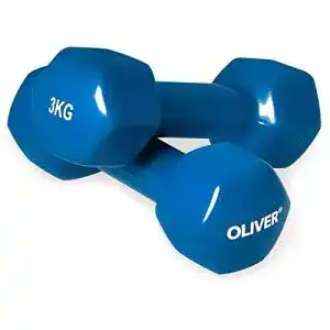 Hanteln 3 kg Oliver Vinyl Hantel 2 x 3,0 kg Hantelset
