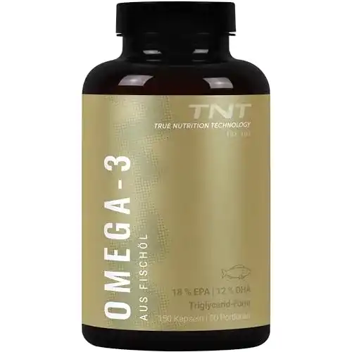 Omega-3-Kapseln TNT True Nutrition Technology, 150 Kapseln Plus