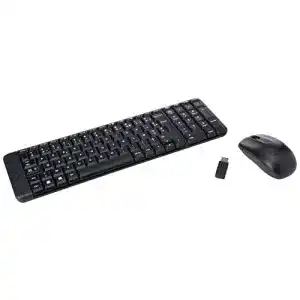 Logitech-Tastatur-Maus-Set Logitech MK220 Kompakt