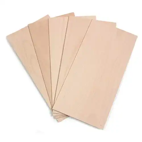 Furnierholz wodewa Holz Furnier Set 4mm Starkfurnier Buche 30x14cm