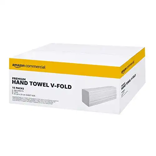 Papierhandtücher (weiß) AmazonCommercial Interfold 15 Pack
