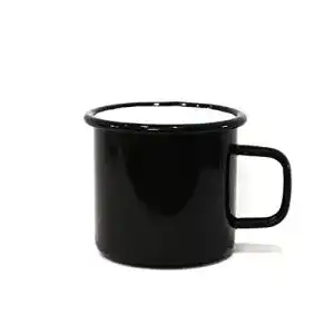 Emaille-Tasse anaan Tang Emaille Tasse schwarz 450ml