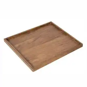 Holztablett riess-ambiente.de Massives Tablett MAKASSAR 50cm