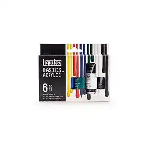 Acrylfarben Liquitex 101501 Basics Studio Acrylfarbe, 6 Farben