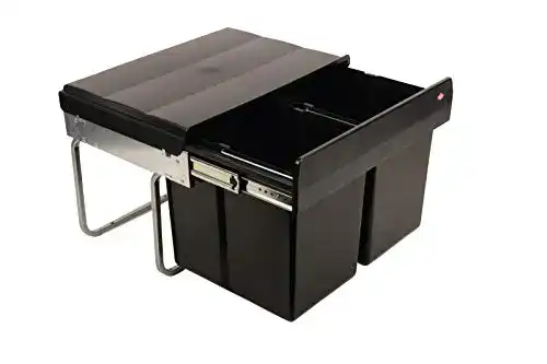 Einbau-Abfalleimer Sanitop-Wingenroth niedrig, 2 x 15 l