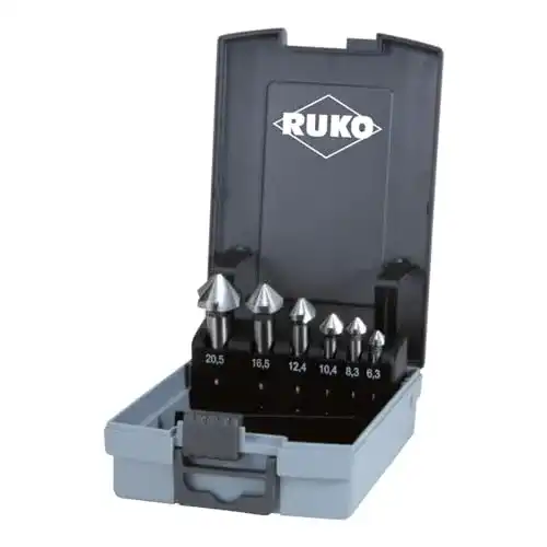 Kegelsenker Ruko Dreischneidersatz 6,3 mm – 20,5 mm, 102152