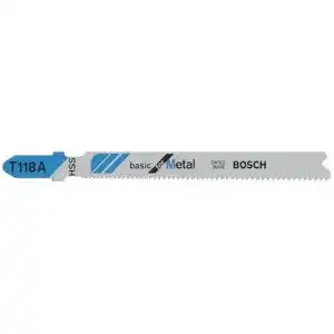 Stichsägeblätter (Metall) Bosch Professional 5x Stichsägeblatt T 118
