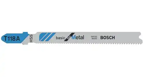 Stichsägeblätter (Metall) Bosch Professional 5x Stichsägeblatt T 118