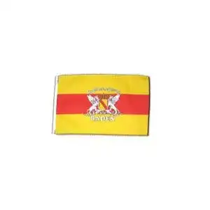 Baden-Flagge Flaggenfritze Fahne mit Wappen 30 x45 cm