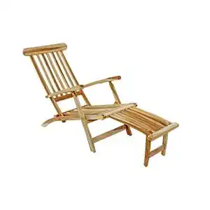 Deckchair Teak SAM Teak Holz Deckchair, verstellbar, geschliffen