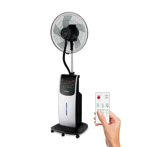 Die beste Ventilator mit Wasserkühlung DARDARUGA Digital, Sprühnebel 2026 Test Bestseller Ventilator mit Wasserkühlung DARDARUGA Digital, Sprühnebel