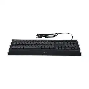 Beleuchtete Tastatur Logitech K740 Kabelgebunden, USB