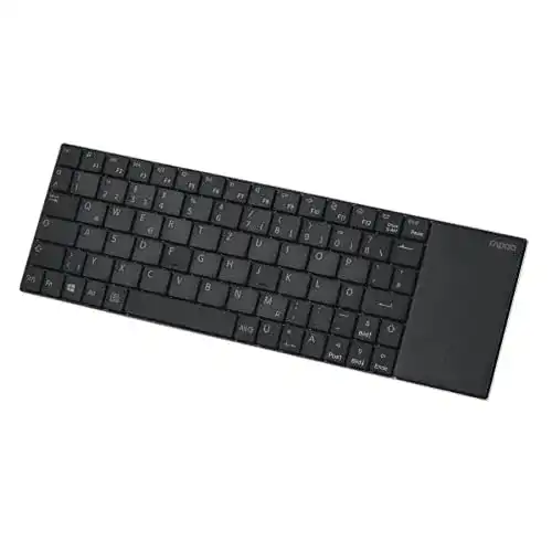 Funktastatur mit Touchpad Rapoo E2710 kabellos Multimedia