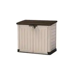 Mülltonnenbox KETEY Keter Store it out Max mit Gasdruckfeder