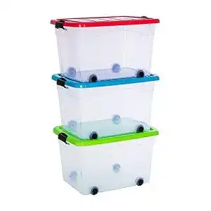 Rollbox astor24 PREMIUM 3er XXL Set Aufbewahrungsbox