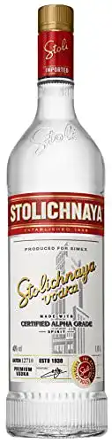 Russischer Wodka Stolichnaya Russischer Premium Vodka (1 x 1 l)