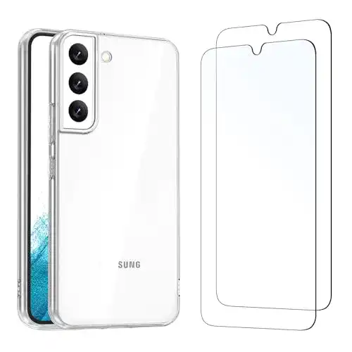 Samsung-Galaxy-S22-Hülle NEW’C, Silikon Weiches TPU Gel