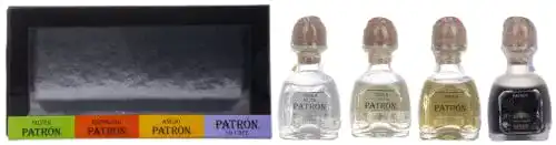 Patrón-Tequila Patrón Miniset 38,8% Volume 4×0,05l Geschenkbox