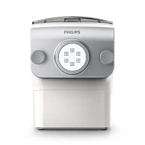 Nudelmaschine Philips HR2375/05, 600 g, 4 Nudelsorten, grau