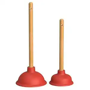 Pömpel Nirox 2er Set Saugglocke – Ausgussreiniger 110 & 140 mm