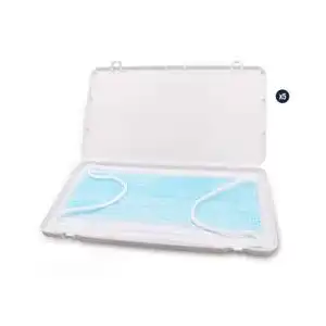 Maskenbox KMINA PRO – (5 Stück), für Mundschutz, Masken Box
