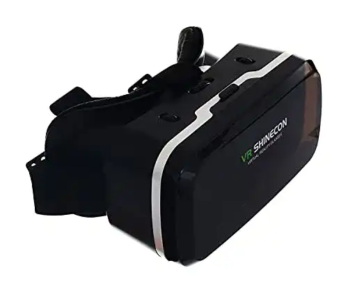 VR-Brille VR SHINECON VR Brille 3D VR Headset, Controller