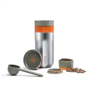 Tragbare Espressomaschine WACACO Pipamoka, Edelstahl