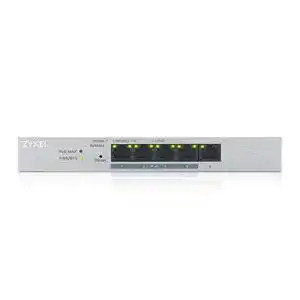 5-Port-Switch ZyXEL 5-Port Gigabit Web, Smart Managed PoE+