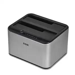 Festplatten-Docking-Station SSK Aluminium dockingstationen