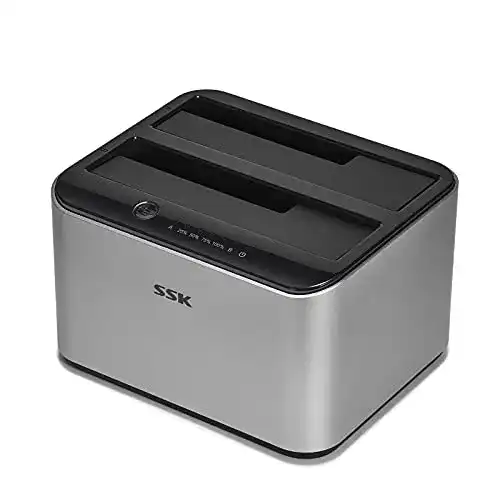 Festplatten-Docking-Station SSK Aluminium dockingstationen
