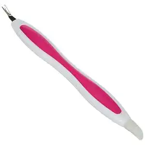 Nagelhautmesser TITANIA Softtouch mit Gummihut, Blisterkarte